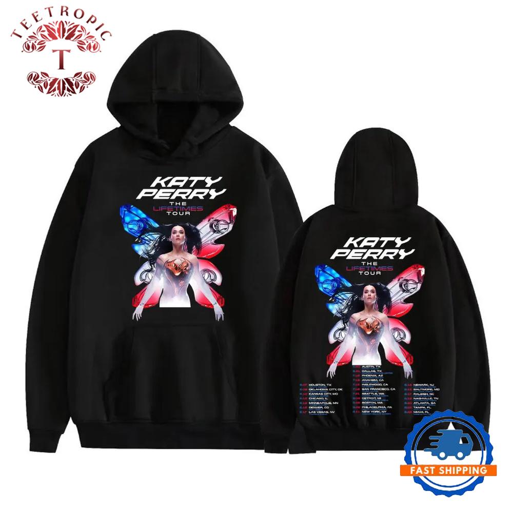 2025 Katy Perry The Lifetime Tour Album Merch Hoodie