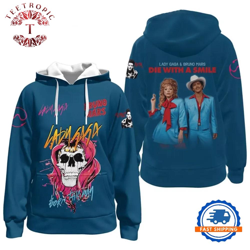 Bruno Mars Die With A Smile Hoodie Shirt