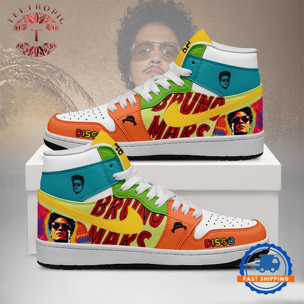Bruno Mars Disco Air Jordan 1 Hightop Shoes