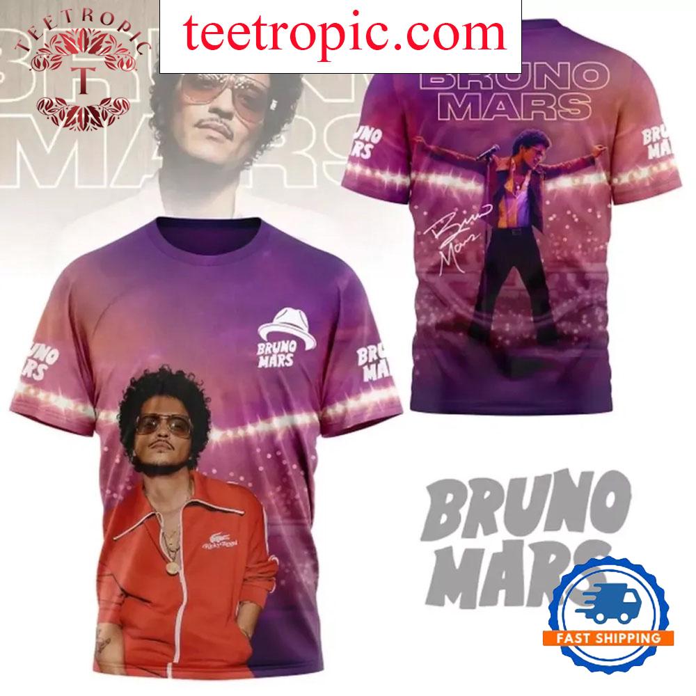 Bruno Mars Time To Shine In 2025 3D Shirt
