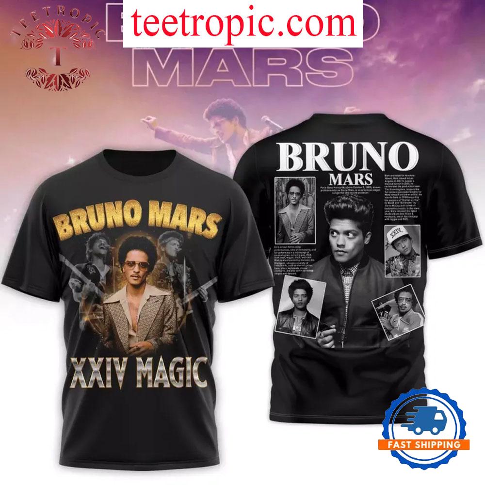 Bruno Mars XXIV Magic 3D T Shirt