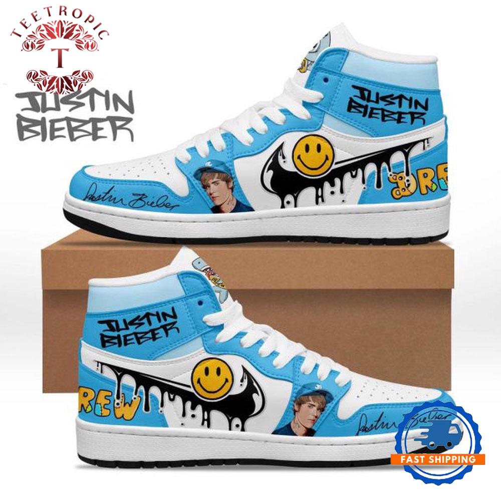 Drew Justin Bieber Air Jordan 1 Hightop Shoes