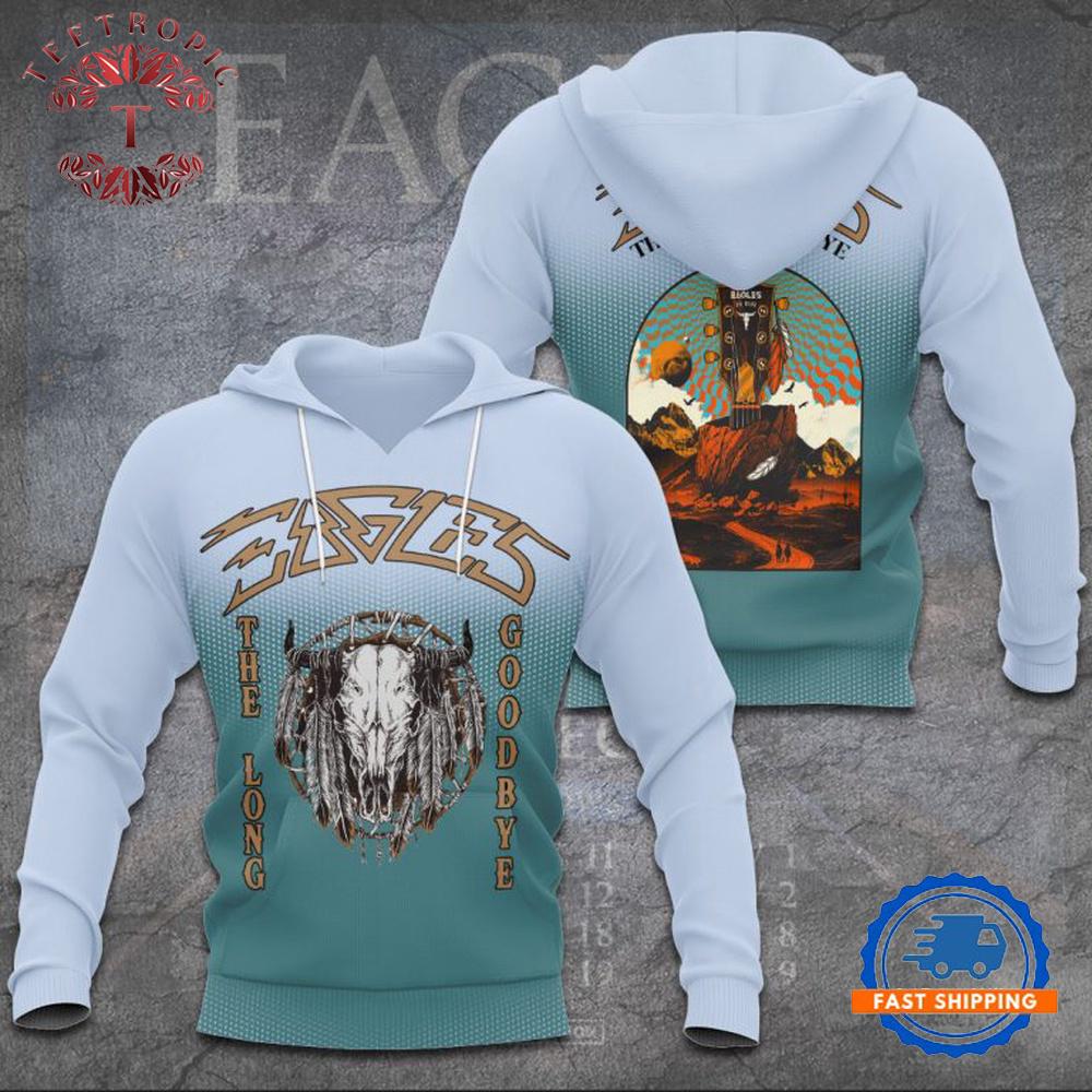 Eagles Hotel California Iconic Album Design 3D Hoodie