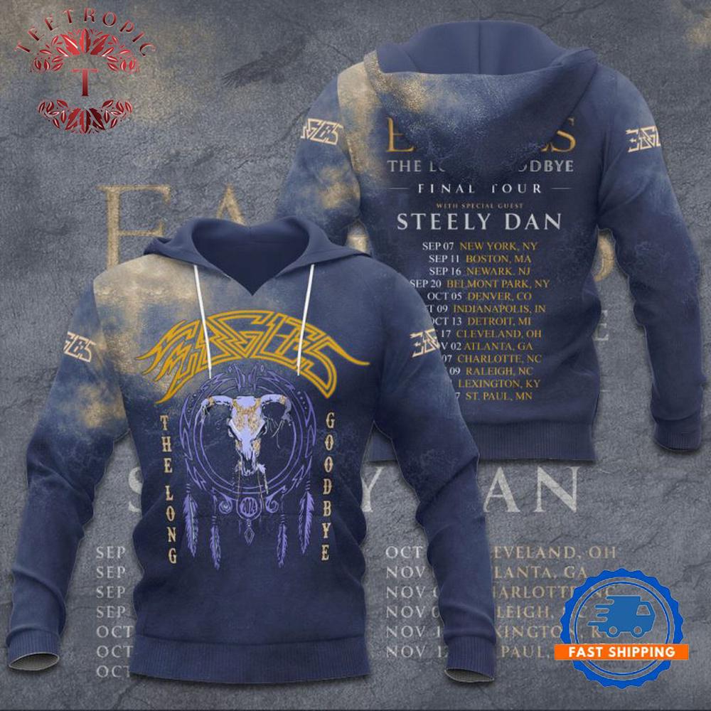 Eagles World Tour Official Concert Merch 3D Hoodie