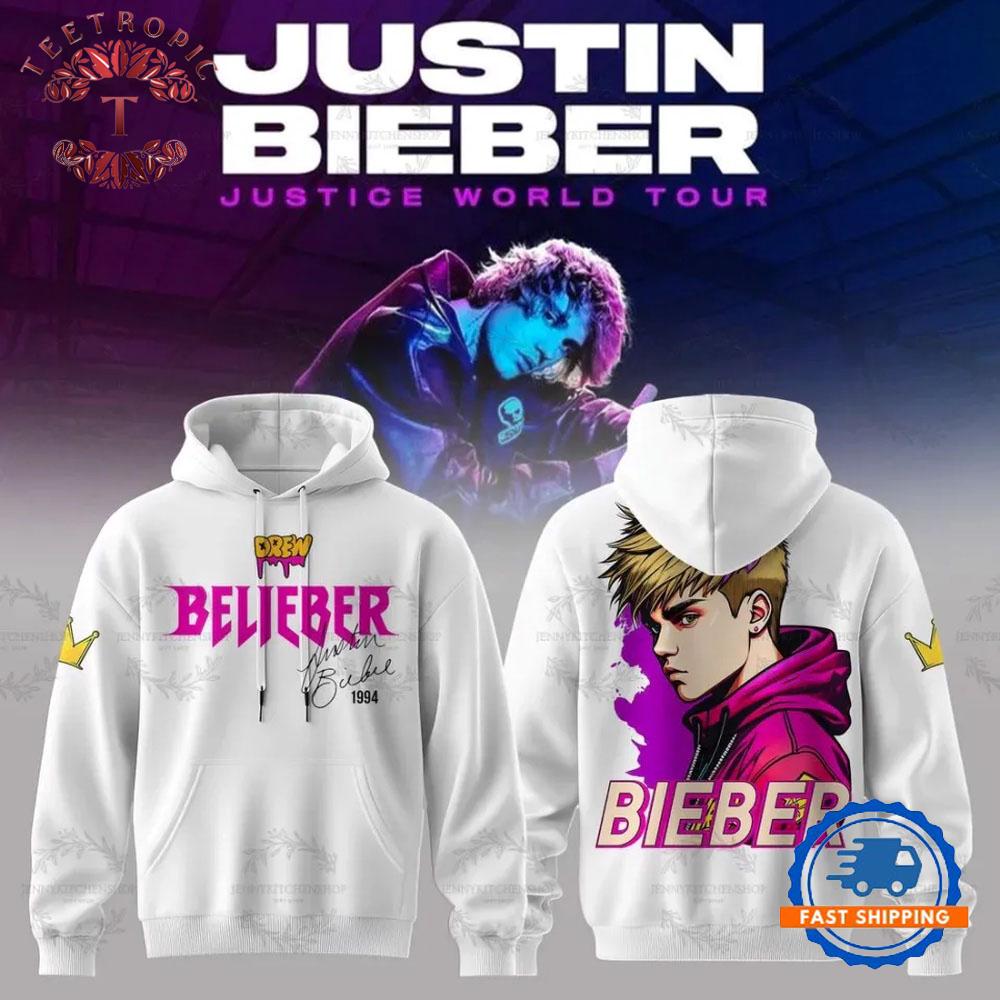 Justin Bieber 2026 Justice World Tour 3D Hoodie