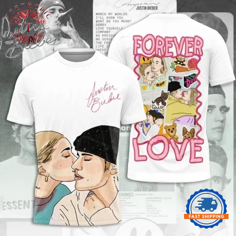 Justin Bieber Forever Love New 3D T-Shirt