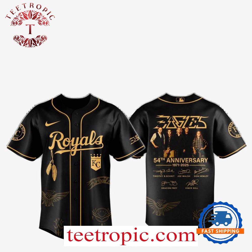 Kansas City Royals x Eagles Band Music 2025 Baseball Jersey