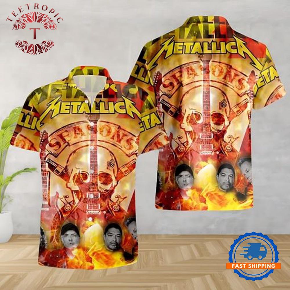 Metallica 72 Seasons Fan Editon Trendy Summer Hawaiian Shirt