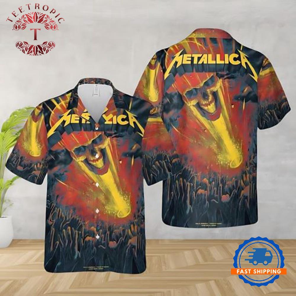 Metallica Concert at Tons of Rock at Ekebergsletta in Oslo Norway Summer Hawaiian Shirt