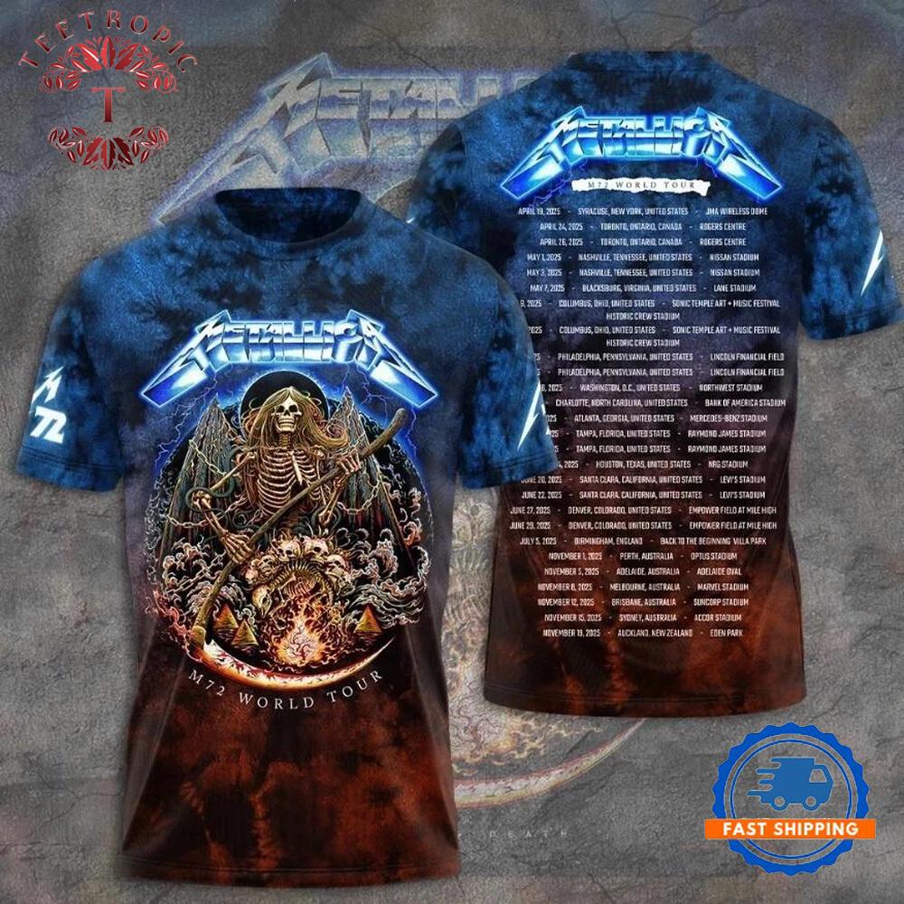 Metalica M72 World Tour Limited Hoodie Shirt