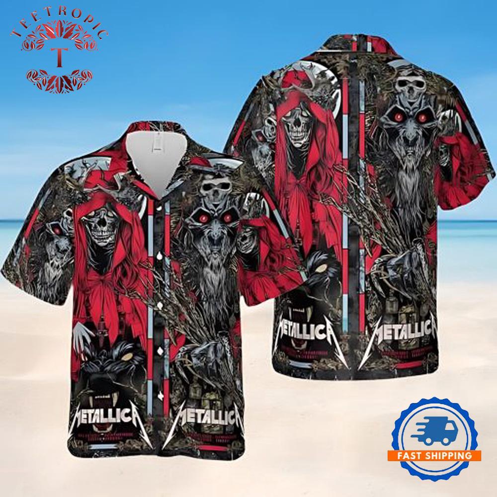 Metallica M72 Munich at Olympiastadion in Munich Germany Hawaiian Shirt