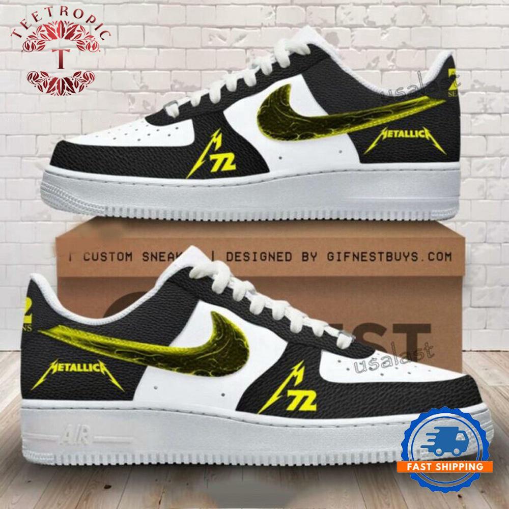 Metallica M72 World Tour Air Force 1 Shoes Sneaker