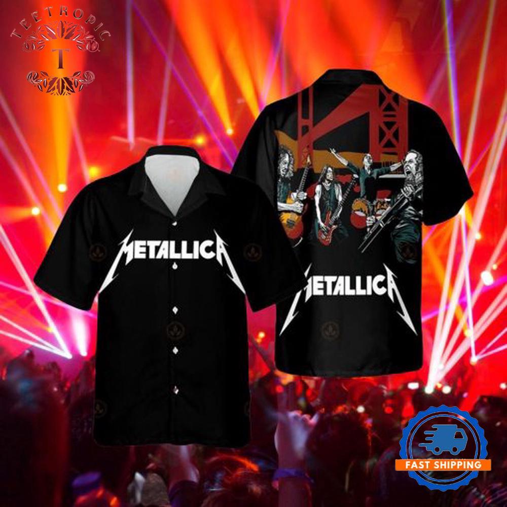 Metallica Rock Art Rock Music Best Summer Hawaiian Shirt