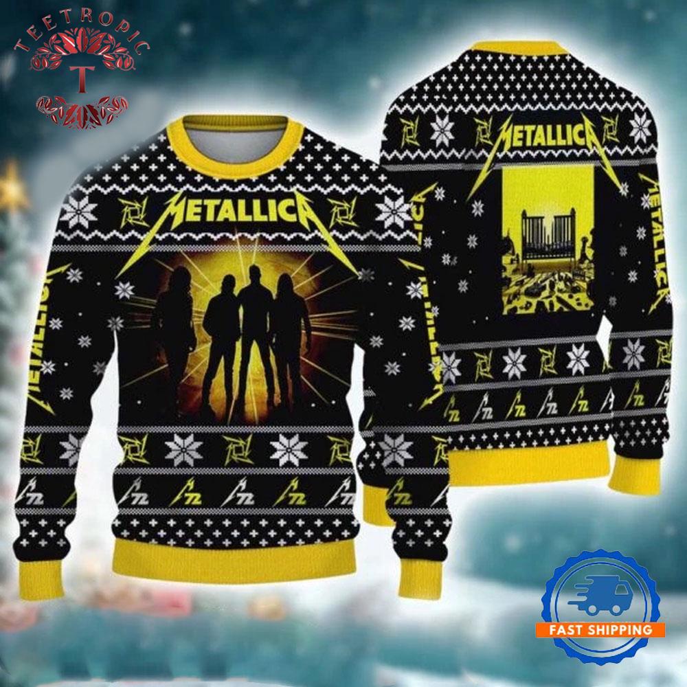 Metallicaa M72 Seasons Album Xmas 2025 Ugly Christmas Sweater