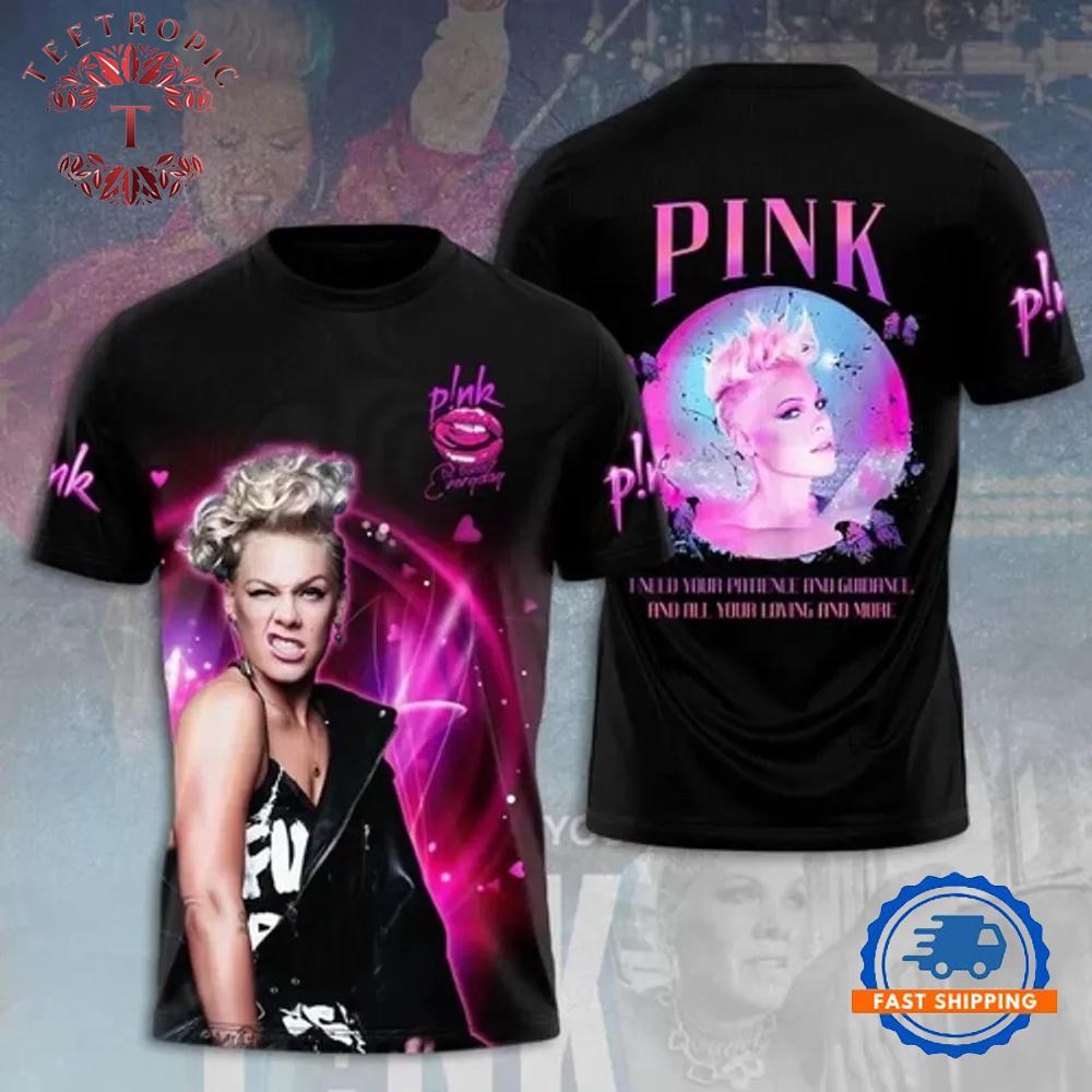 Pink Music Summer Carnival 3D T-Shirt