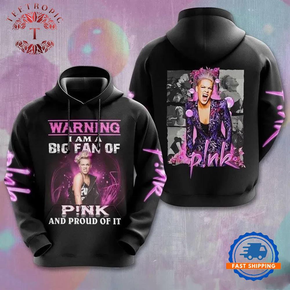 Pink Singer Hoodie, Pink Fan 3D Hoodie, Pink Singer Trendy On Tour Hoodie