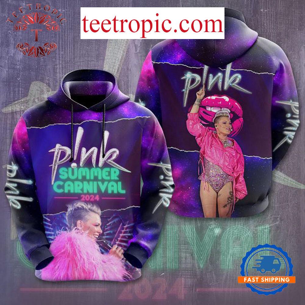 Pink Summer Carnival 2024 Tour Hoodie Shirts