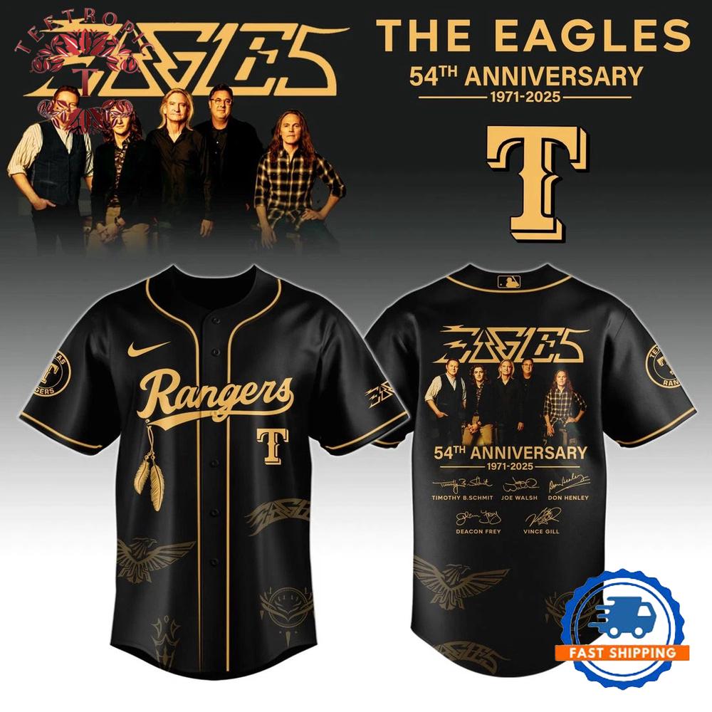 Ranger x Eagles Band Music 2025 Editions Limited Baseball Jersey