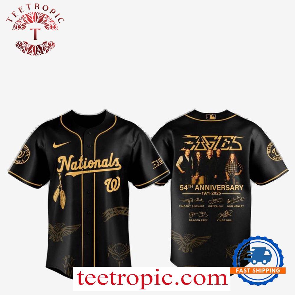 Washington Nationals x Eagles Band Music 2025 Baseball Jersey