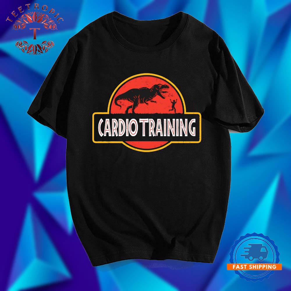 Cardio Training T-Rex dinosaur T Shirts