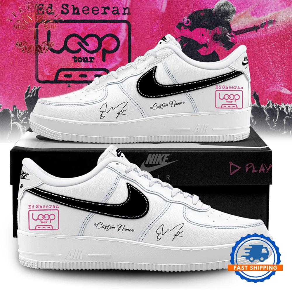 Ed Sheeran The Loop Tour Signature Limited Air Force 1 Shoes Sneaker