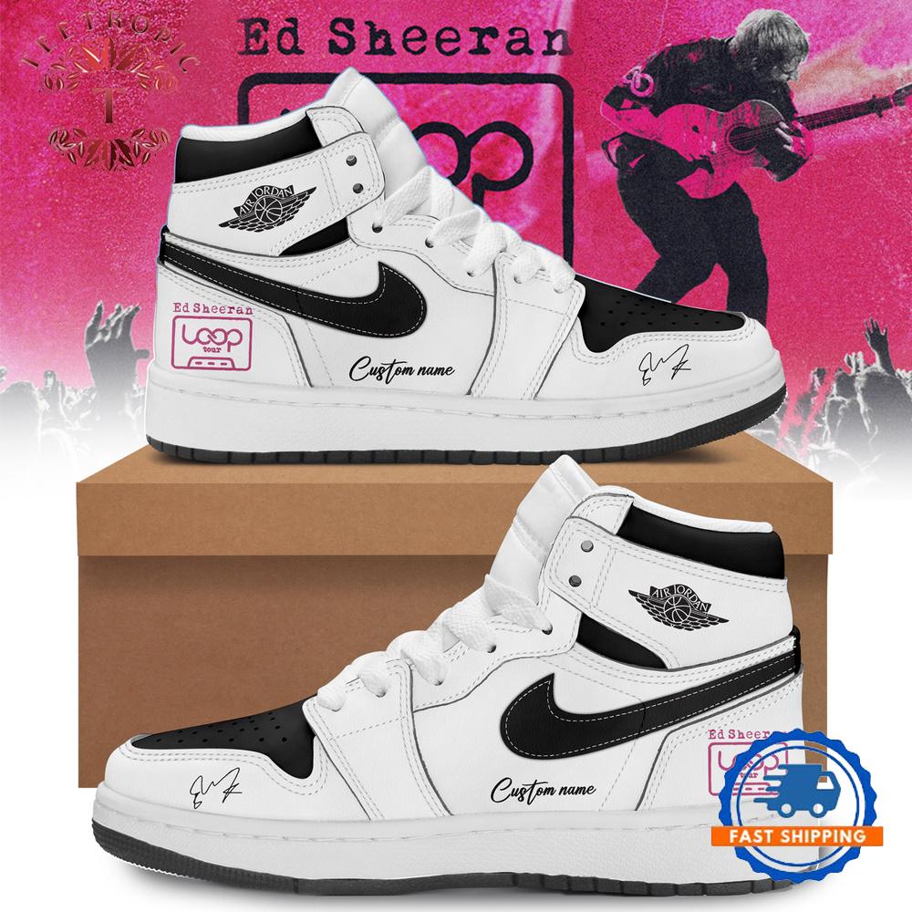 Ed Sheeran The Loop Tour Signature Limited Air Jordan 1 Hightop Shoes