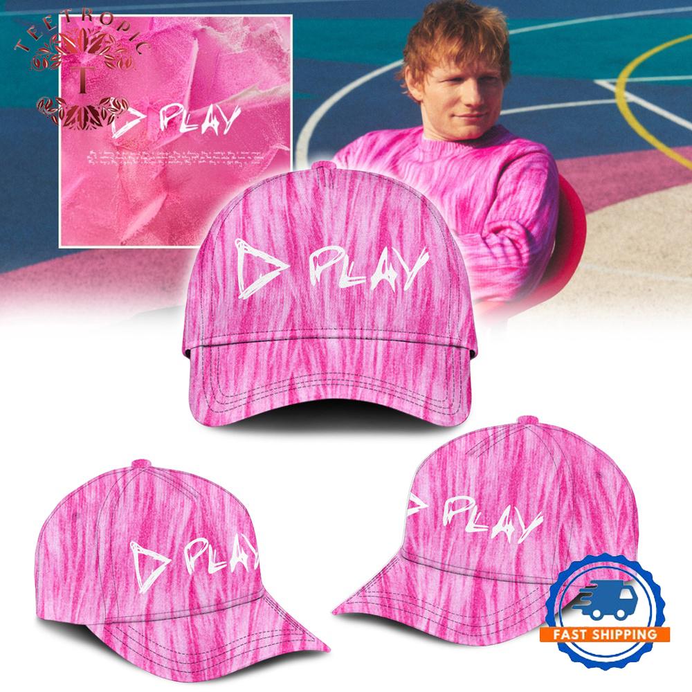 Ed Sheeran The +−=÷× Tour 2025 Pink Music Design Cap