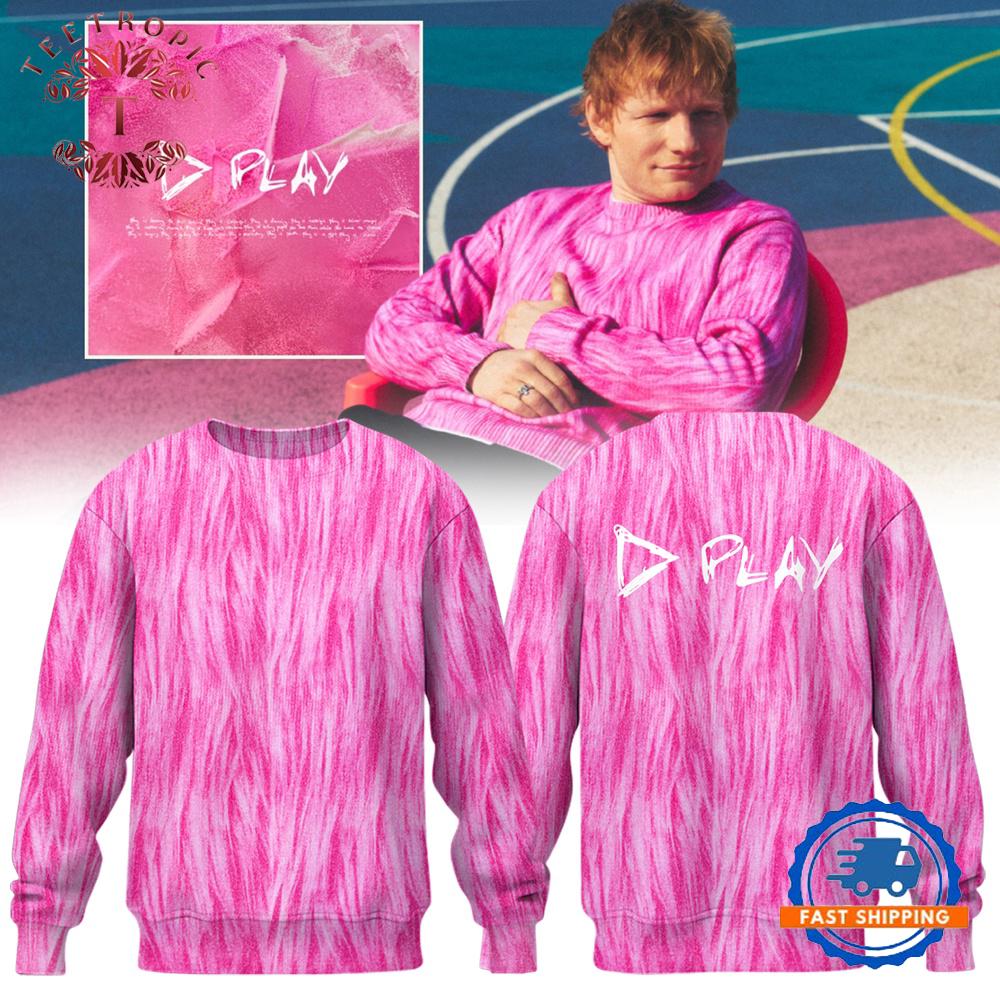 Ed Sheeran The +−=÷× Tour 2025 Pink Sweatshirt