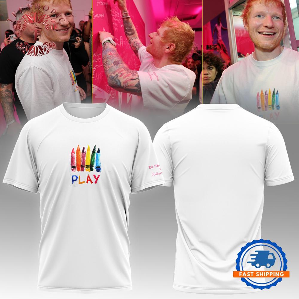 Ed Sheeran The +−=÷× Tour White Shirt