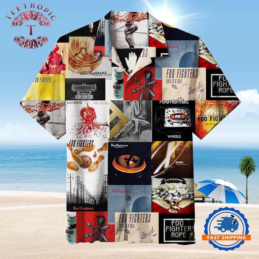 Foo Fighters Album Art Summer Hawaiian Shirt
