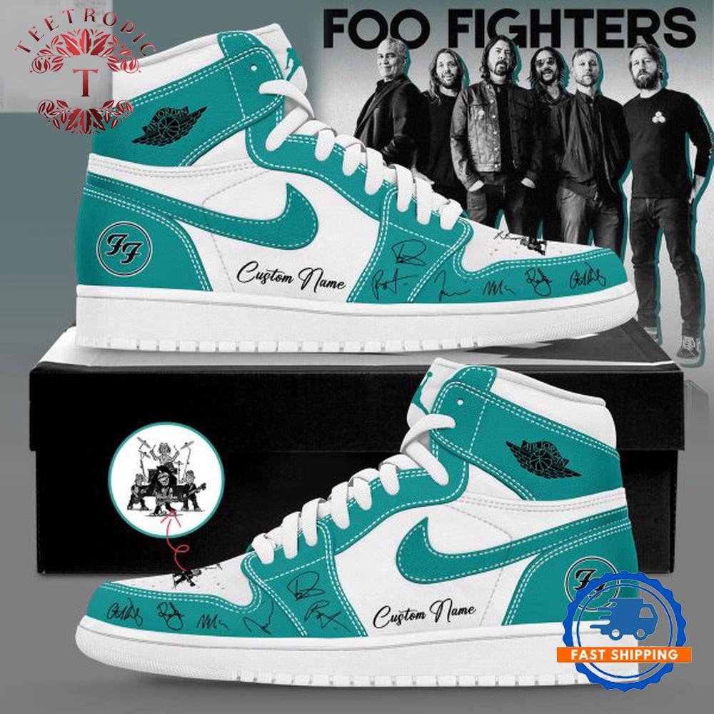 Foo Fighters Take Cover Tour 2026 Signature Air Jordan 1 Hightop Shoes