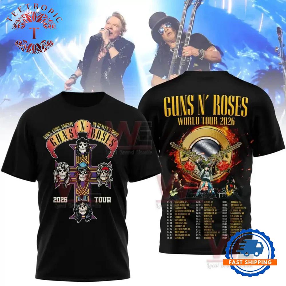 Gun N Roses 2026 World Tour Limited T-Shirt