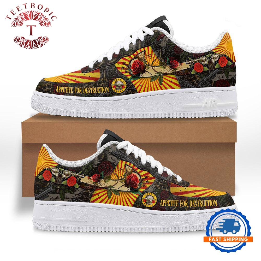 Guns N Roses Air Force 1 Sneaker Shoes
