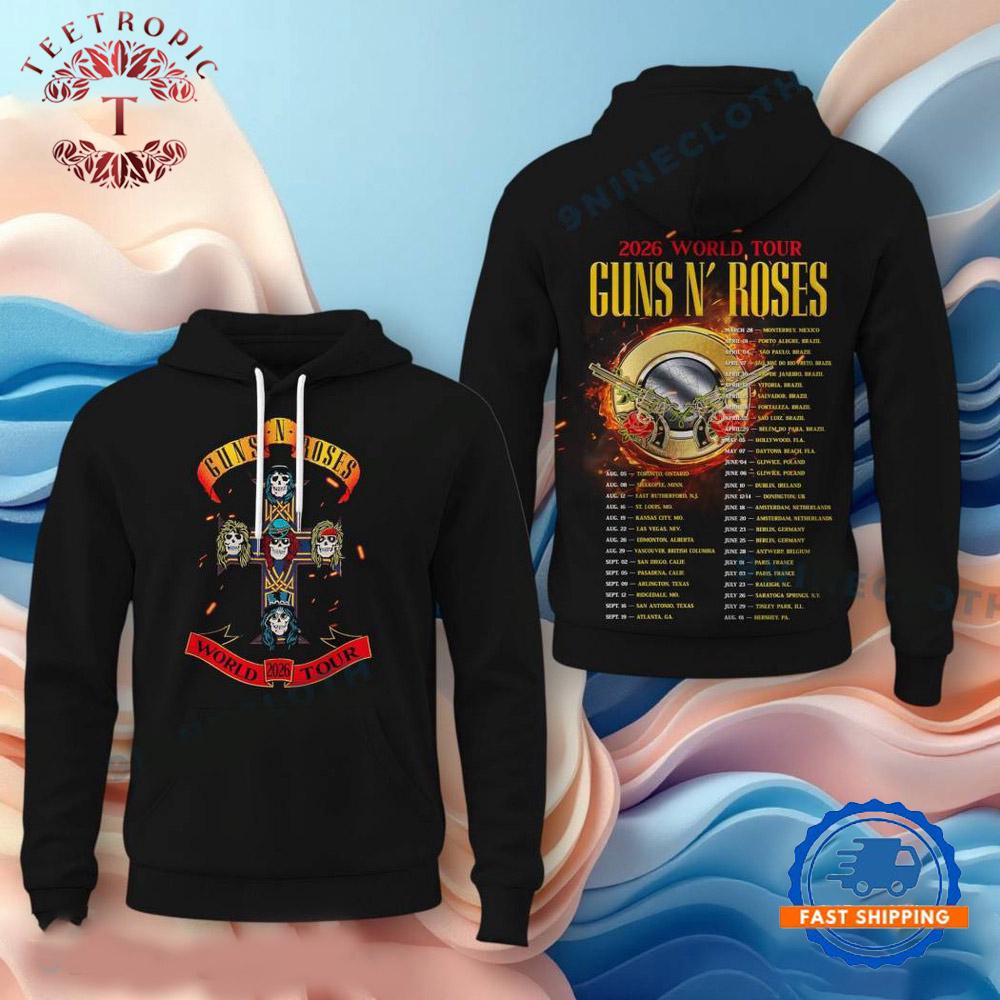 Guns N’ Roses World Tour 2026 New Hoodie