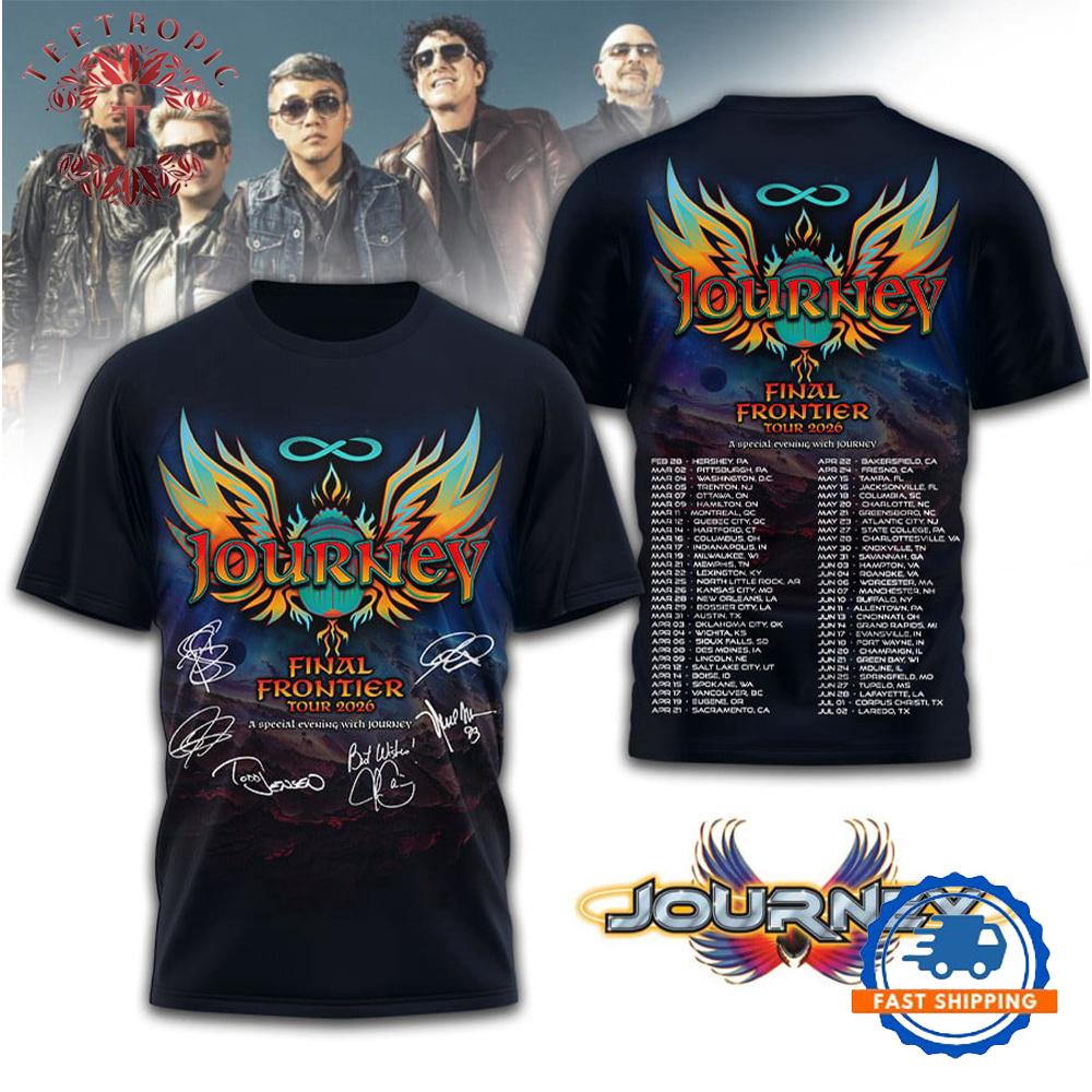 Journey Final Frontier Tour 2026 Special New T Shirt