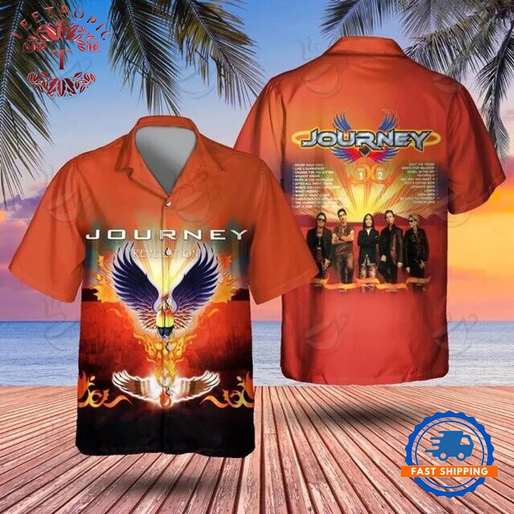 Journey Music Band Tropical Hawaiian Shirt
