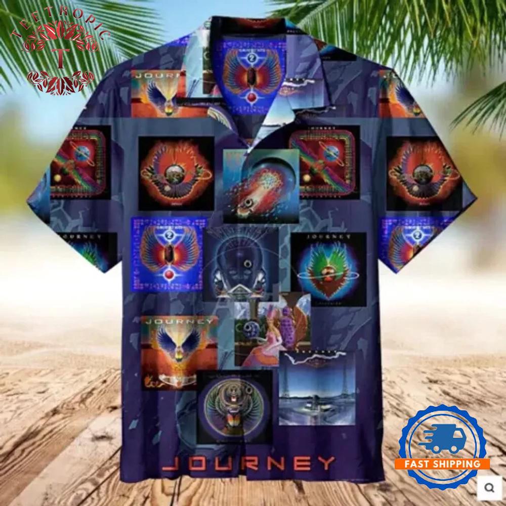 Journey Tropical Summer Hawaiian Shirt