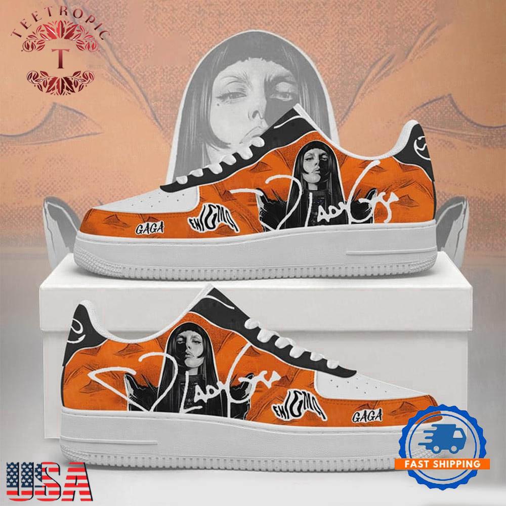 Lady Gaga Live Performance Special New Air Force 1 Shoes Sneakers