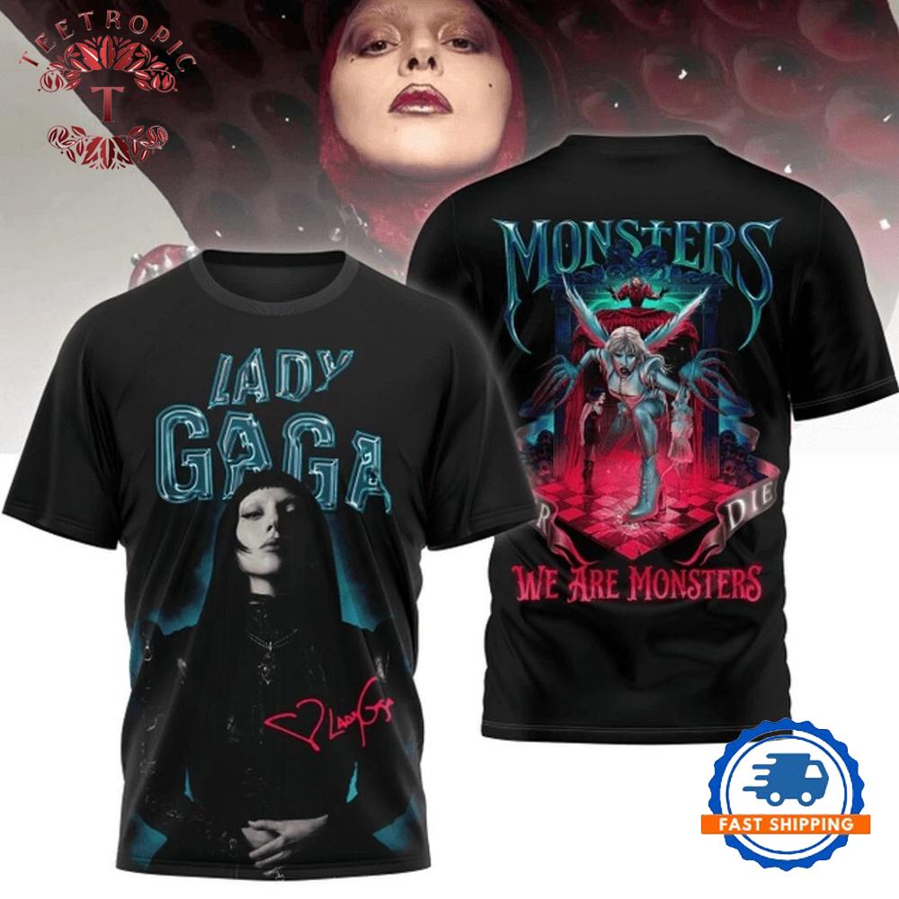 Lady Gaga We Are Monsters 3D T Shirt