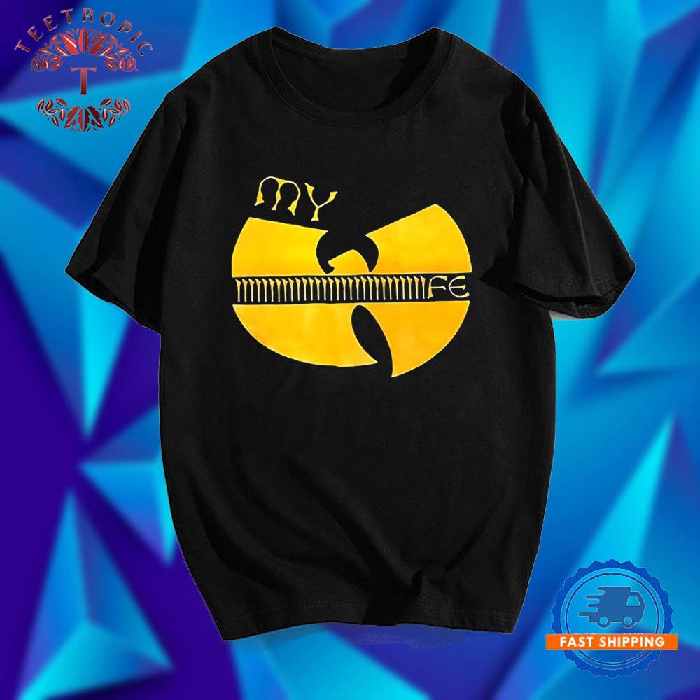 My Life x Wu-Tang Clan logo T Shirts