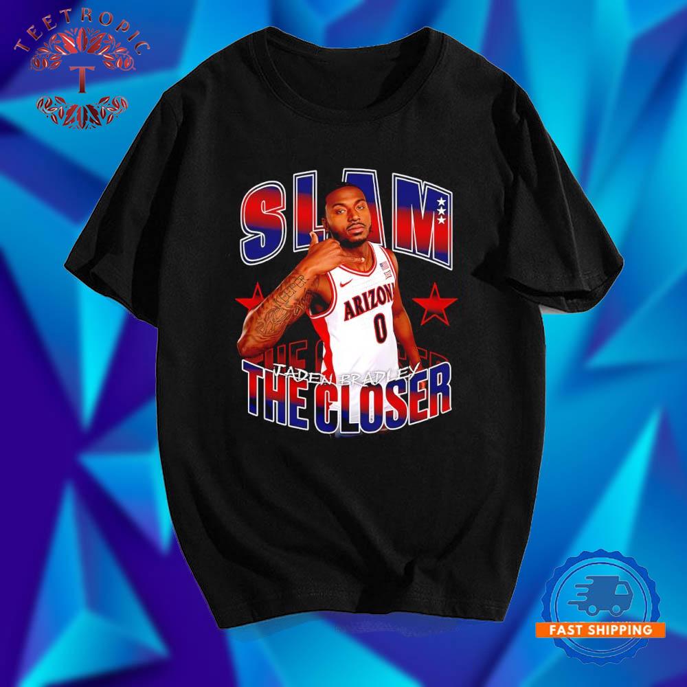 Slam Jaden Bradley the Closer Arizona Basketball T Shirts