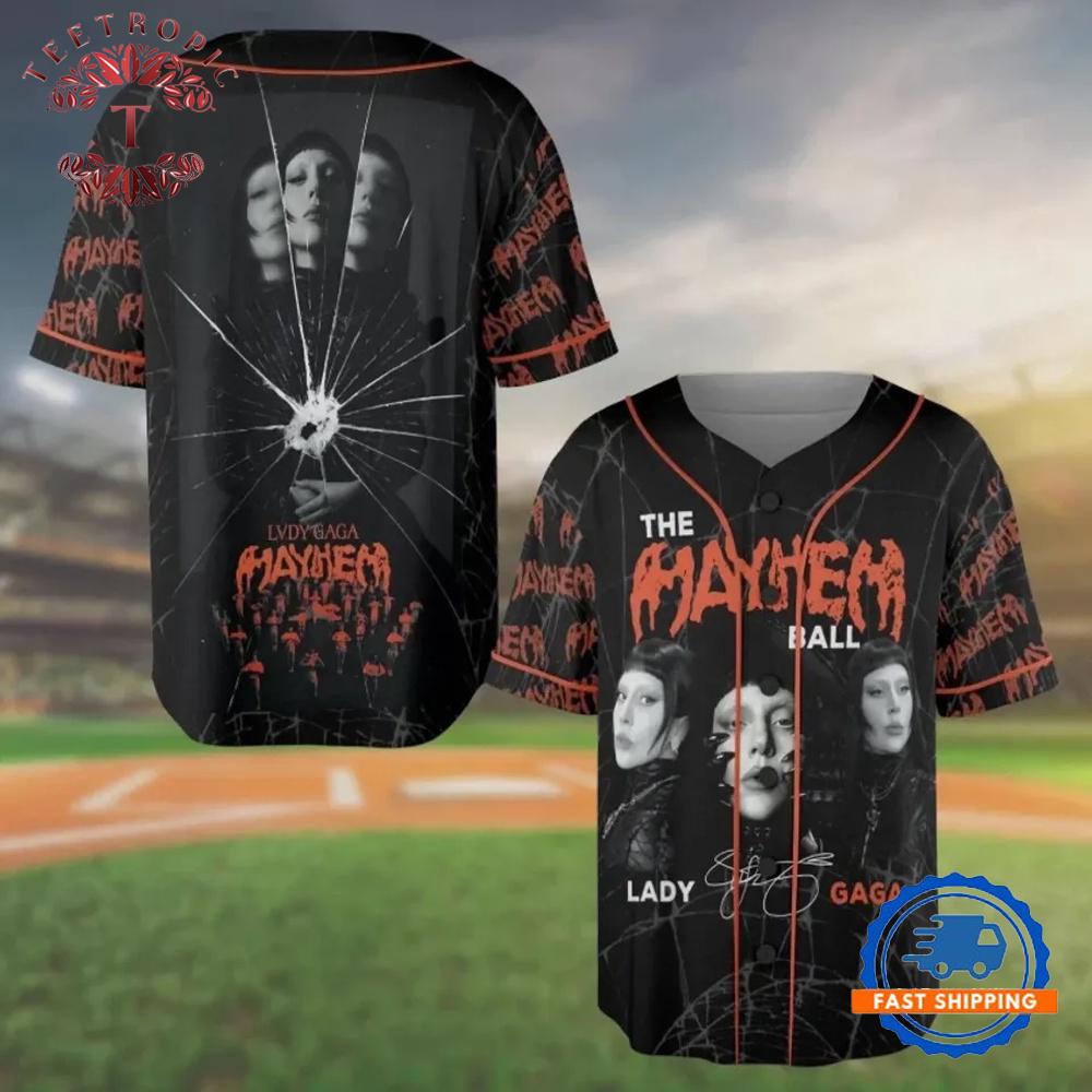 The Mayhem Ball Baseball Jersey Shirt