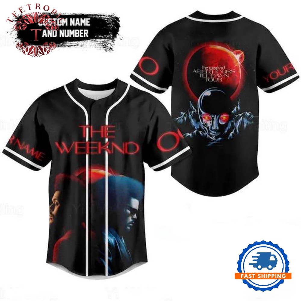The Weeknd After Hours Custom Baseball Jersey