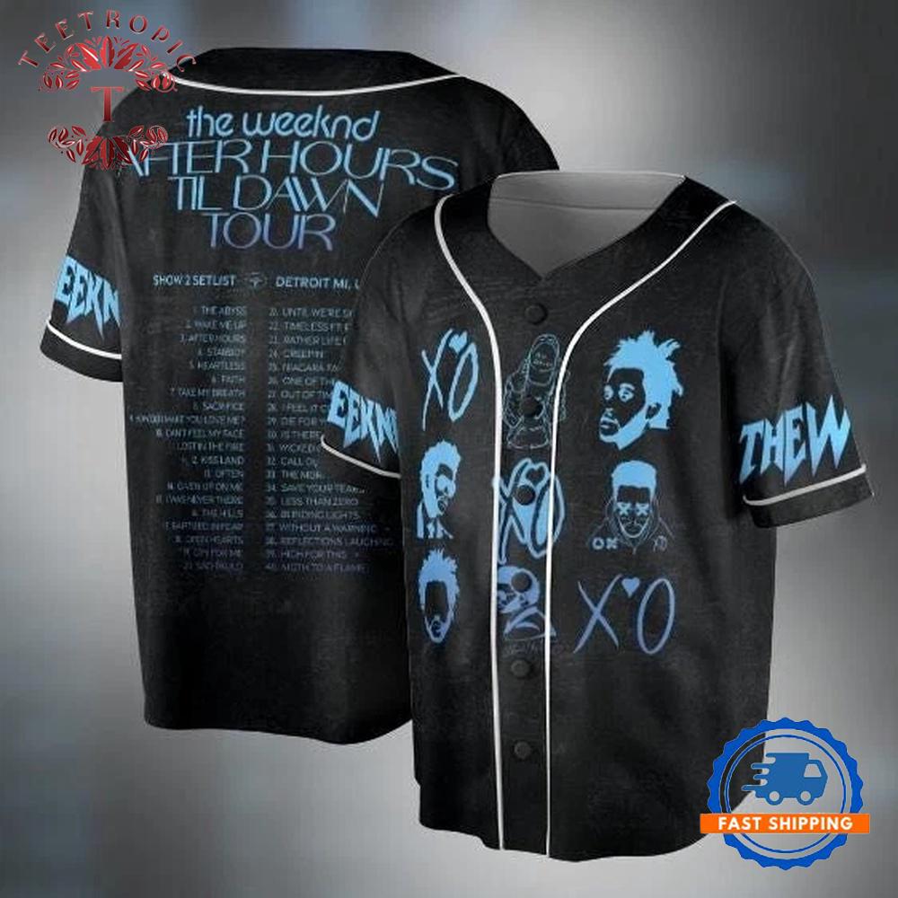 The Weeknd Tour 2025 Baseball Jersey