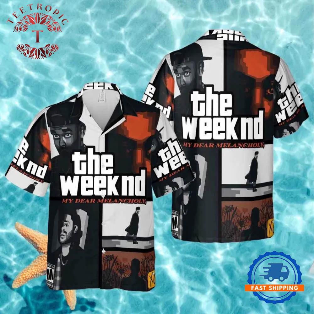 The Weeknds My Dear Melancholy Vintage Summer Hawaiian Shirt
