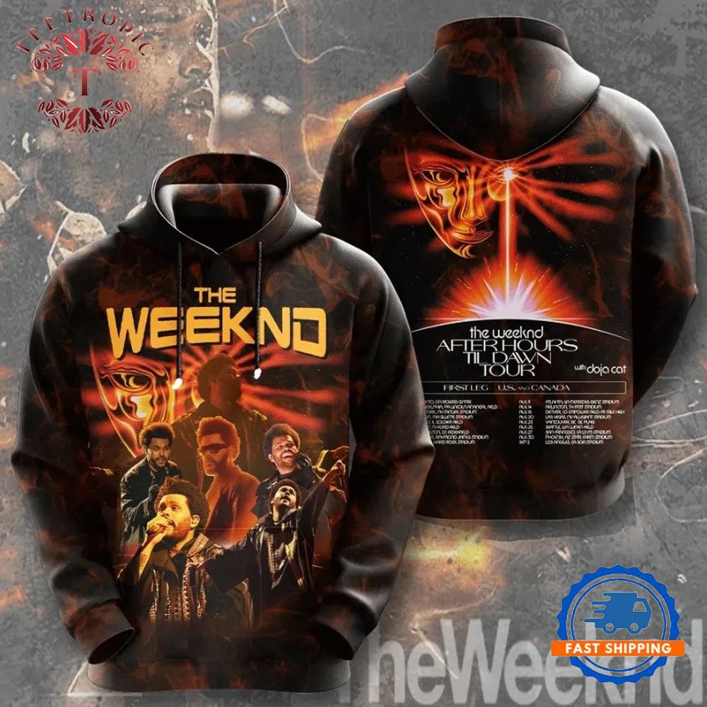 The Weeknds Tour 2025 3D Hoodie Shirt
