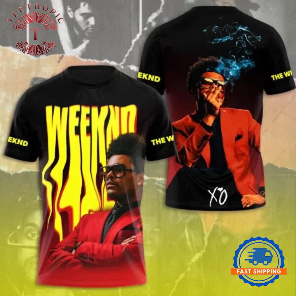 The Weeknds Tour in 2025 3D T-Shirt