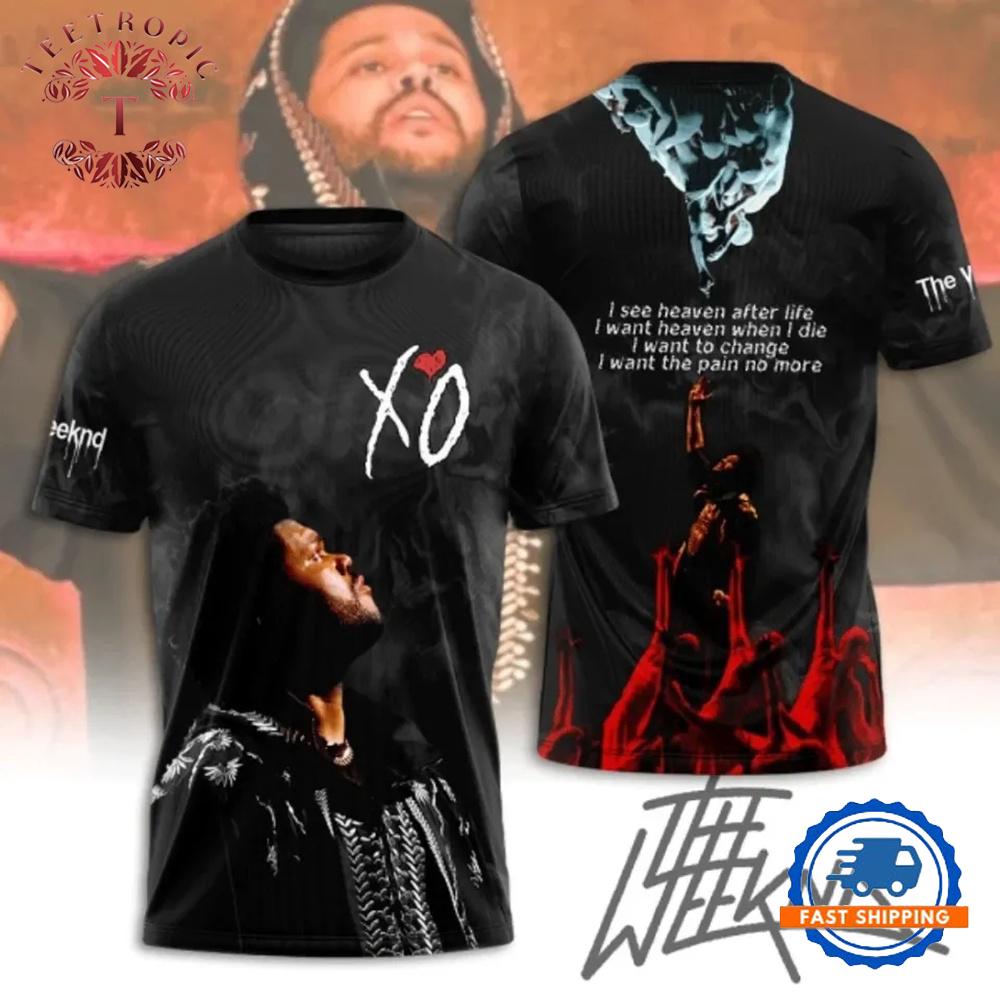 The Weeknds Xo I See Heaven After Life 3D T-Shirt