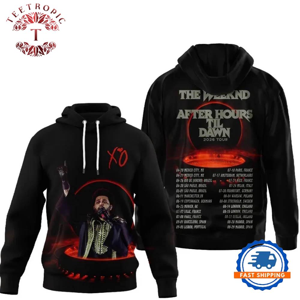 Weeknds After Hours Til Dawn 2026 Tour 3D Hoodie
