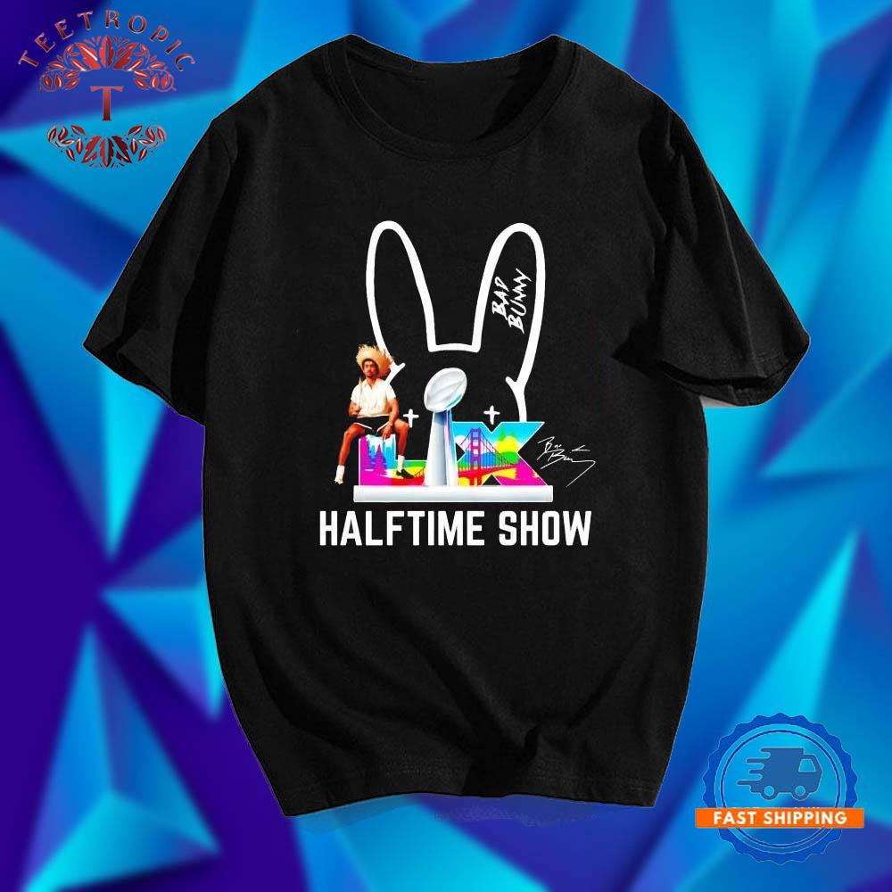 Bad Bunny Super Bowl LX halftime show signature T Shirts